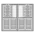 Tier on Tier shutters