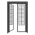  French door blinds
